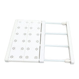 Tension Shelf Adjustable Space Saving Expandable Closet Organizer Dividers for Shoe Cabinet Closet Length 30‑40cm/11.8‑15.7in