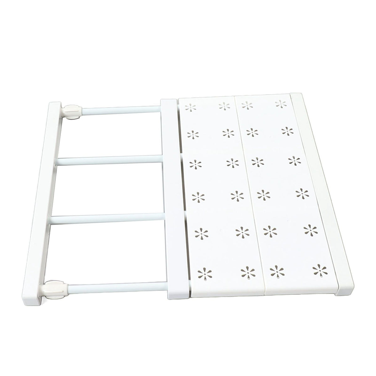 Tension Shelf Adjustable Space Saving Expandable Closet Organizer Dividers for Shoe Cabinet Closet Length 30‑40cm/11.8‑15.7in