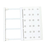 Tension Shelf Adjustable Space Saving Expandable Closet Organizer Dividers for Shoe Cabinet Closet Length 30‑40cm/11.8‑15.7in
