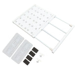 Tension Shelf Adjustable Space Saving Expandable Closet Organizer Dividers for Shoe Cabinet Closet Length 38‑60cm/15.0‑23.6in