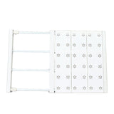 Tension Shelf Adjustable Space Saving Expandable Closet Organizer Dividers for Shoe Cabinet Closet Length 38‑60cm/15.0‑23.6in - Top-Down View
