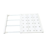 Tension Shelf Adjustable Space Saving Expandable Closet Organizer Dividers for Shoe Cabinet Closet Length 38‑60cm/15.0‑23.6in