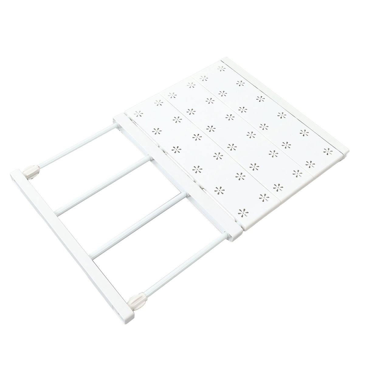 Tension Shelf Adjustable Space Saving Expandable Closet Organizer Dividers for Shoe Cabinet Closet Length 38‑60cm/15.0‑23.6in