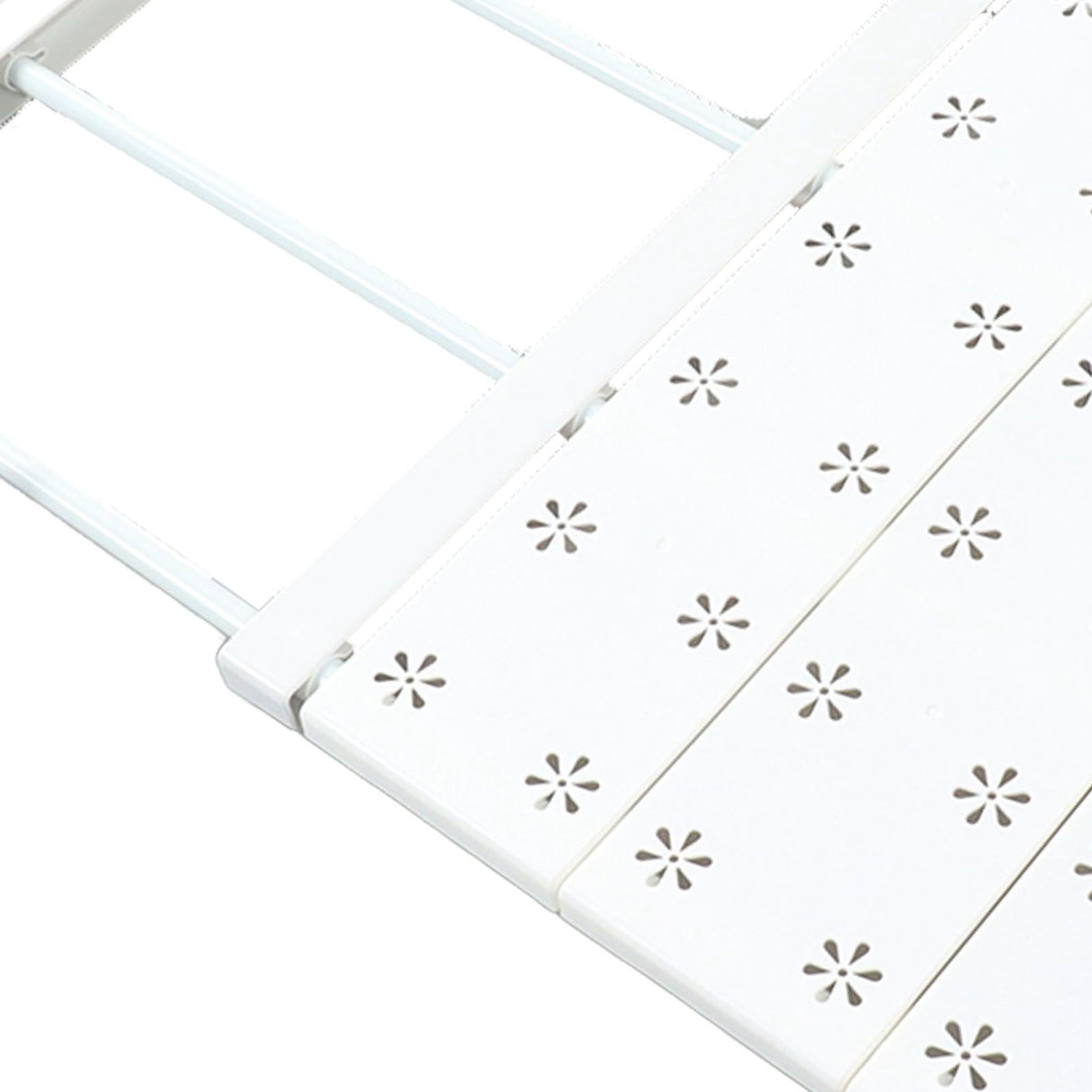 Tension Shelf Adjustable Space Saving Expandable Closet Organizer Dividers for Shoe Cabinet Closet Length 38‑60cm/15.0‑23.6in