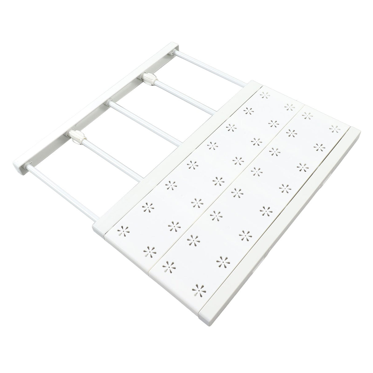 Expandable Closet Shelf Space Saving Punch Free Strong Bearing Capacity Wardrobe Clothes Dividers for Home 30‑40cm/11.8‑15.7in