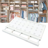 Expandable Closet Shelf Space Saving Punch Free Strong Bearing Capacity Wardrobe Clothes Dividers for Home 30‑40cm/11.8‑15.7in - Extra Image