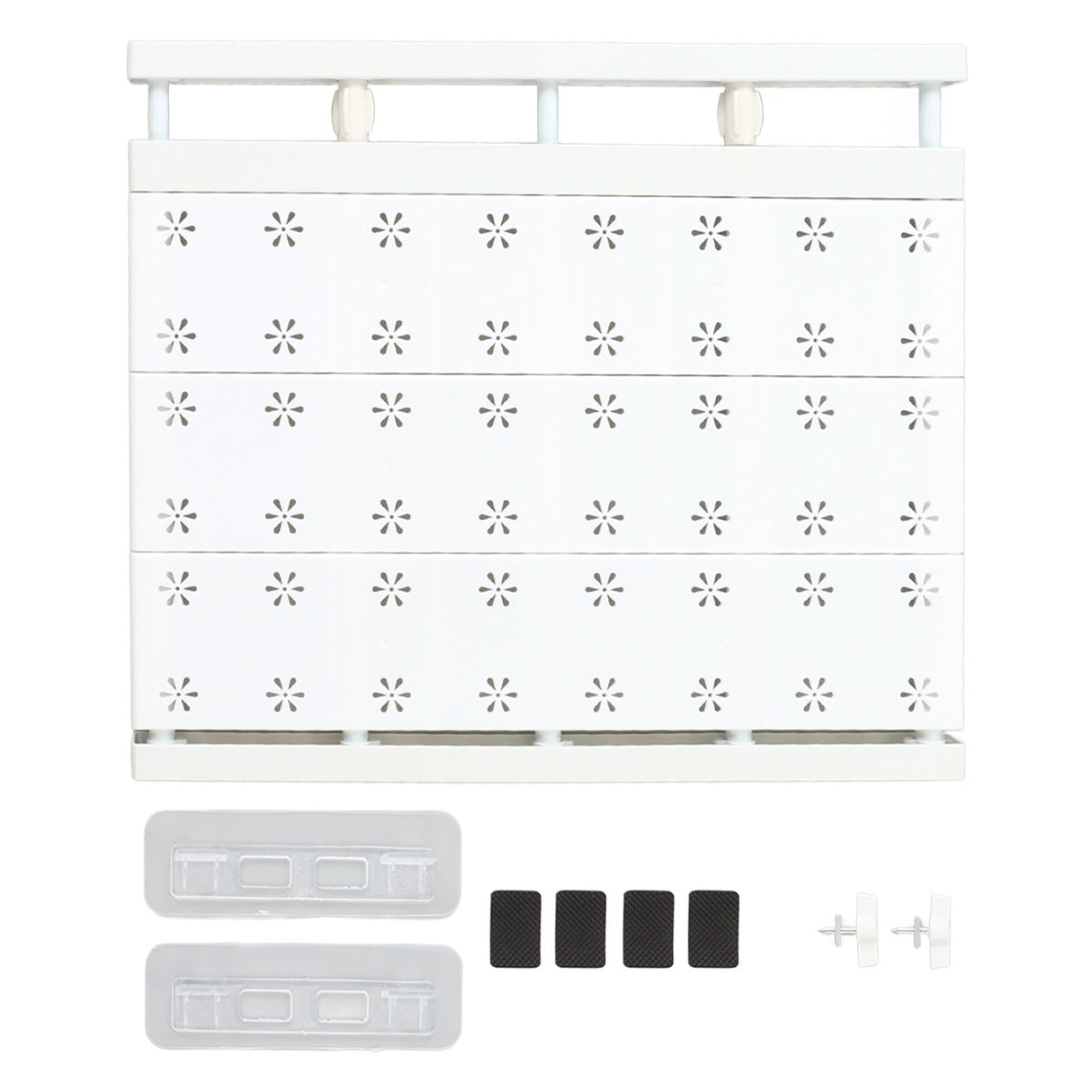 Expandable Closet Shelf Space Saving Punch Free Strong Bearing Capacity Wardrobe Clothes Dividers for Home 38-60cm/15.0-23.6in