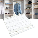 Expandable Closet Shelf Space Saving Punch Free Strong Bearing Capacity Wardrobe Clothes Dividers for Home 38-60cm/15.0-23.6in