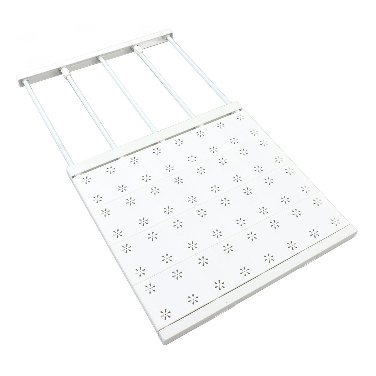 Expandable Closet Shelf Space Saving Punch Free Strong Bearing Capacity Wardrobe Clothes Dividers for Home 48‑80cm/18.9‑31.5in