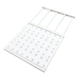 Expandable Closet Shelf Space Saving Punch Free Strong Bearing Capacity Wardrobe Clothes Dividers for Home 48‑80cm/18.9‑31.5in - Top-Down View