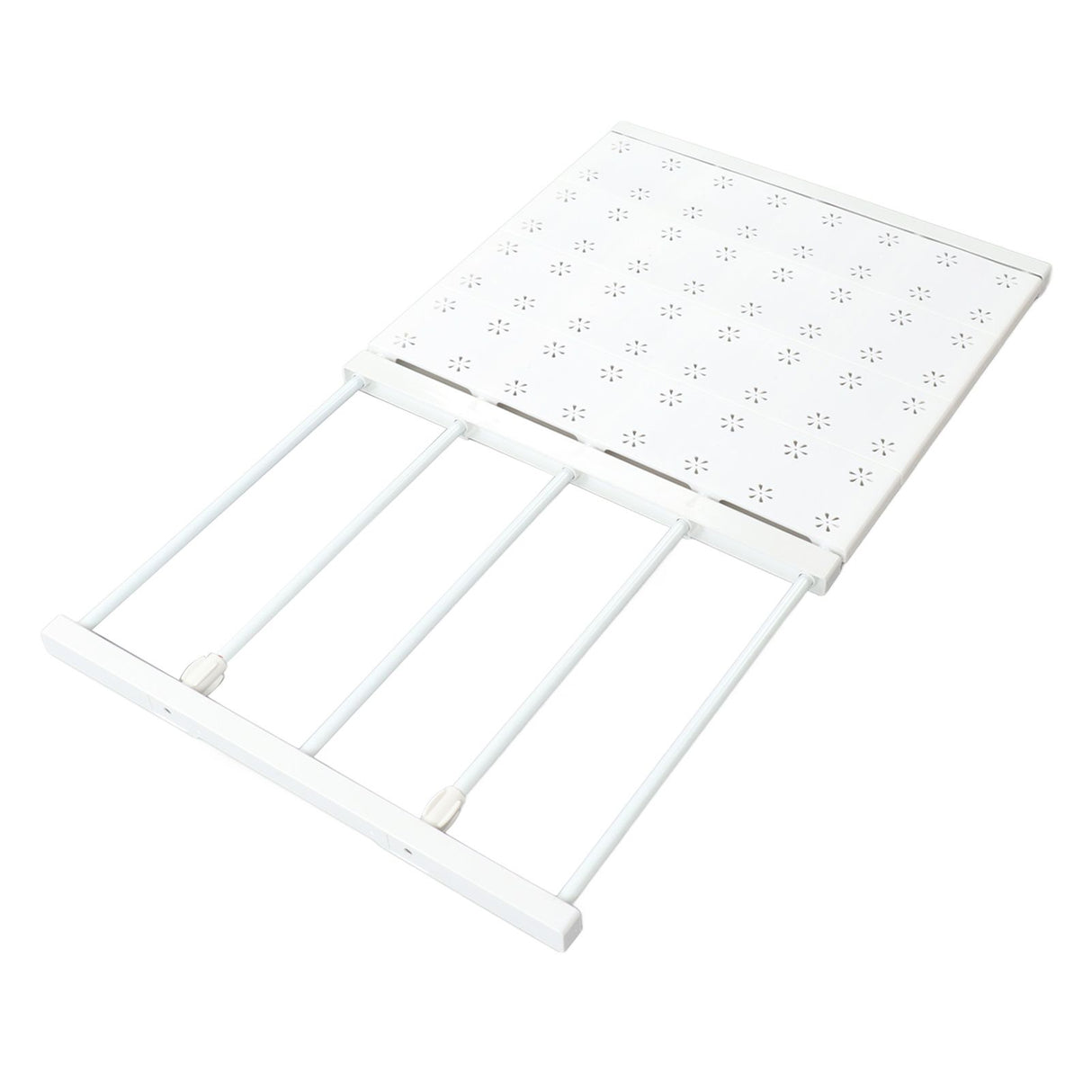 Expandable Closet Shelf Space Saving Punch Free Strong Bearing Capacity Wardrobe Clothes Dividers for Home 48‑80cm/18.9‑31.5in