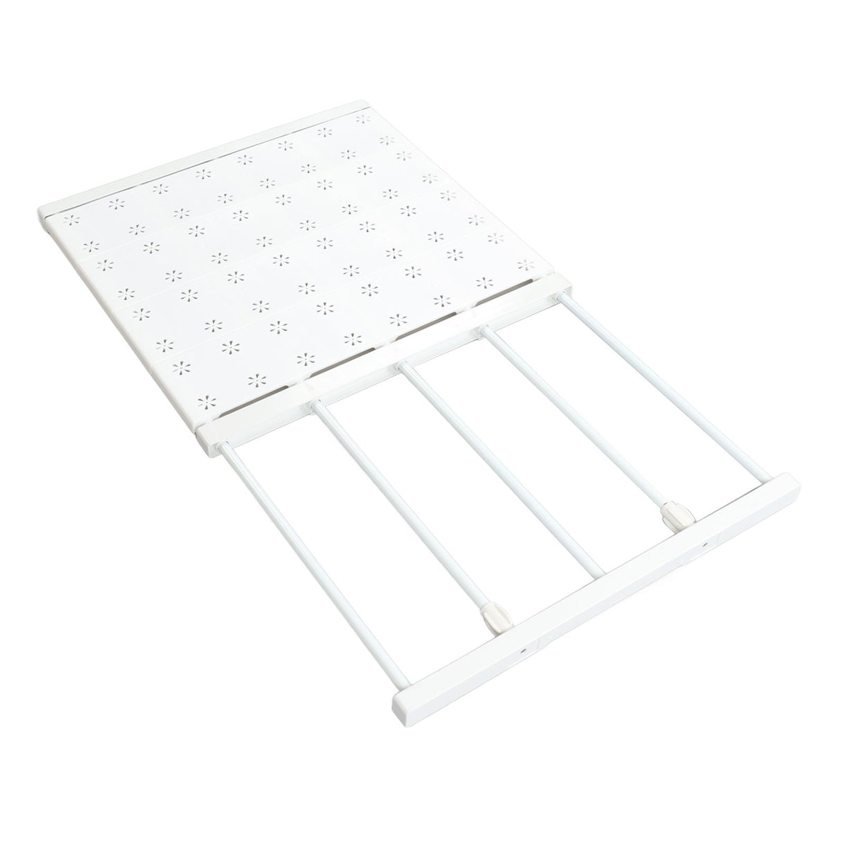 Expandable Closet Shelf Space Saving Punch Free Strong Bearing Capacity Wardrobe Clothes Dividers for Home 48‑80cm/18.9‑31.5in
