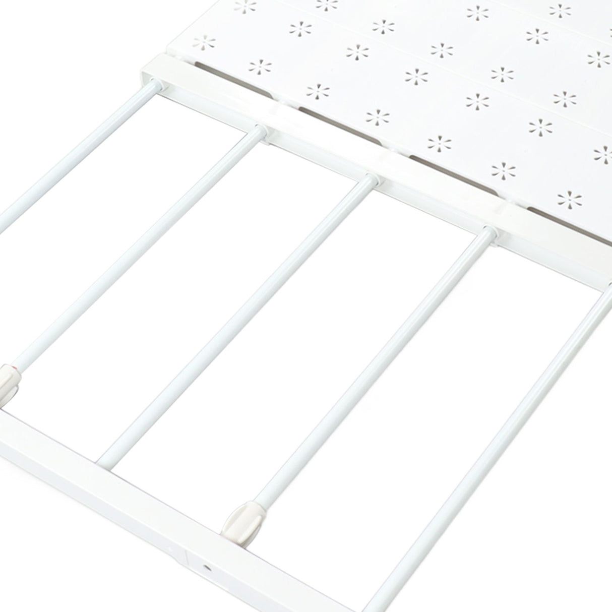 Expandable Closet Shelf Space Saving Punch Free Strong Bearing Capacity Wardrobe Clothes Dividers for Home 48‑80cm/18.9‑31.5in