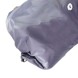 Laundry Bag Nylon Drawstring Cylinder for Household Travel Dirty Clothes Quilt Books Storage Dark Grey Smiling Face