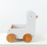 Wood Desk Organizer Cute Cartoon Desktop Handbook Stickers Organizer for Study Children's Room Office Dormitory Duck