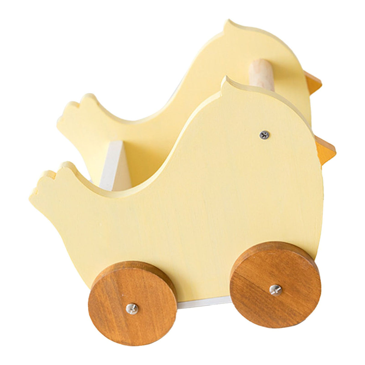 Wood Desk Organizer Cute Cartoon Desktop Handbook Stickers Organizer for Study Children's Room Office Dormitory Chick
