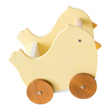 Wood Desk Organizer Cute Cartoon Desktop Handbook Stickers Organizer for Study Children's Room Office Dormitory Chick