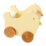 Wood Desk Organizer Cute Cartoon Desktop Handbook Stickers Organizer for Study Children's Room Office Dormitory Chick
