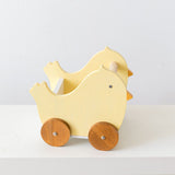 Wood Desk Organizer Cute Cartoon Desktop Handbook Stickers Organizer for Study Children's Room Office Dormitory Chick - Extra Image
