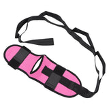 Leg Stretching Strap Muscle Relaxing High Elasticity Improve Flexibility Rehabilitation Foot Stretch Strap Rose Red