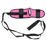Leg Stretching Strap Muscle Relaxing High Elasticity Improve Flexibility Rehabilitation Foot Stretch Strap Rose Red