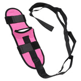 Leg Stretching Strap Muscle Relaxing High Elasticity Improve Flexibility Rehabilitation Foot Stretch Strap Rose Red
