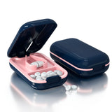 Portable Tablet Cutter Box Medicine Cutting Dispenser Household Medicines Supplement Case