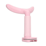 Sitting Posture Corrector Height Adjustable Students Vision Protection Writing Desk Posture Corrector Pink - Top-Down View
