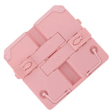 Reading Rack Foldable Portable Round Edges ABS Scratch Resistant Book Stand Holder for School Library Pink