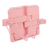 Reading Rack Foldable Portable Round Edges ABS Scratch Resistant Book Stand Holder for School Library Pink