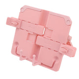 Reading Rack Foldable Portable Round Edges ABS Scratch Resistant Book Stand Holder for School Library Pink
