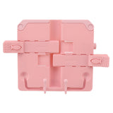 Reading Rack Foldable Portable Round Edges ABS Scratch Resistant Book Stand Holder for School Library Pink - Extra Image