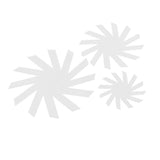 3Pcs 8in 12in 15in Woven Spiral Storage Basket Cutting Ruler Template Basket Templates for Sewing