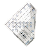 Mini Quilt Ruler Transparent Acrylic Precise Scale DIY Trim Tool Quilting Ruler for 6 8 10 Inch Finished Blocks
