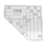 Grids Quilt Ruler Professional Acrylic Precise Scale Household Sewing Ruler for DIY Sewing Accessories