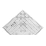 Grids Quilt Ruler Professional Acrylic Precise Scale Household Sewing Ruler for DIY Sewing Accessories - Close-Up Angle