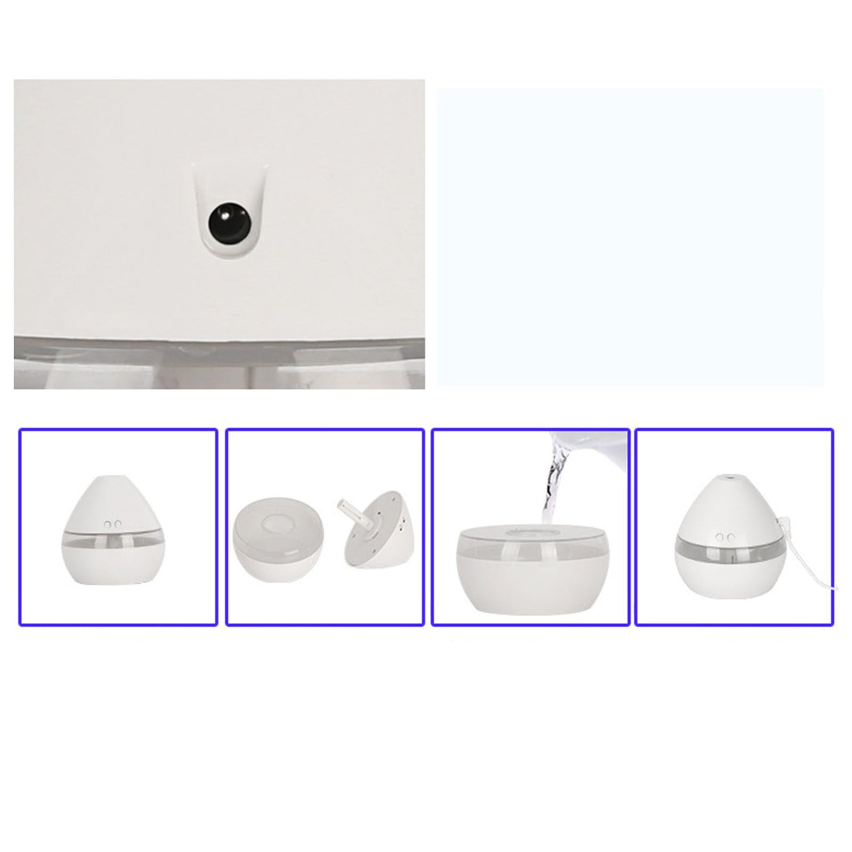 Humidifier Aroma Diffuser USB Auto Shutdown Low Noise Home Decoration for Room Office
