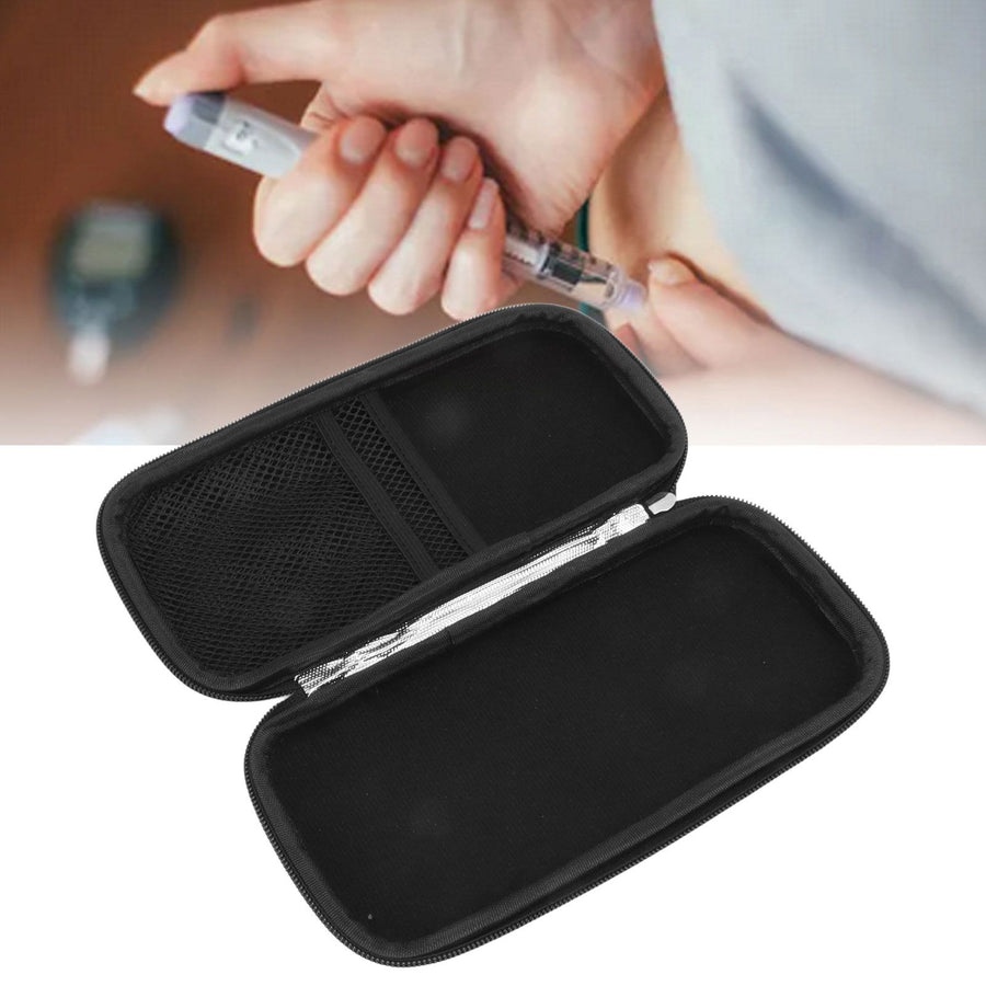 Insulin Cooler Travel Case Heat Insulation Cold Resistant Zipper Closure Light Portable Diabete Travel Bag Type C