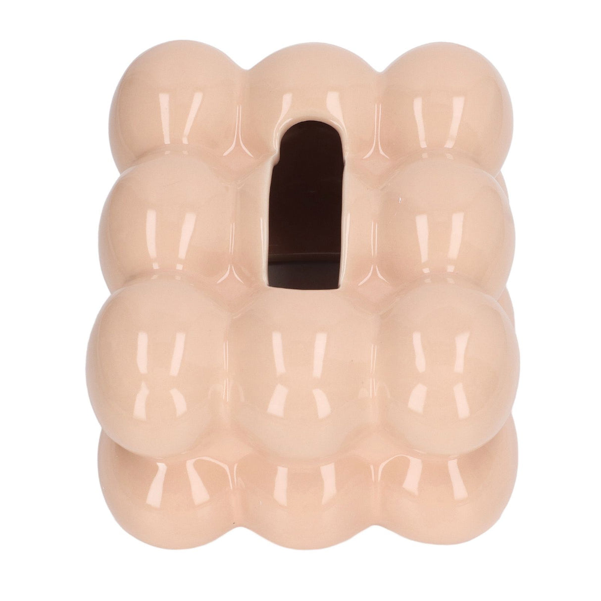 Electroplated Ceramic Tissue Box Case Holder Decorative Elegant Facial Tissue Napkin Dispenser Box Coffee Color