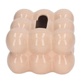 Electroplated Ceramic Tissue Box Case Holder Decorative Elegant Facial Tissue Napkin Dispenser Box Coffee Color