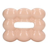 Electroplated Ceramic Tissue Box Case Holder Decorative Elegant Facial Tissue Napkin Dispenser Box Coffee Color - Extra Image