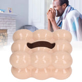 Electroplated Ceramic Tissue Box Case Holder Decorative Elegant Facial Tissue Napkin Dispenser Box Coffee Color