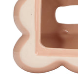 Electroplated Ceramic Tissue Box Case Holder Decorative Elegant Facial Tissue Napkin Dispenser Box Coffee Color - Extra Image