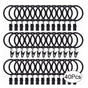 40 Pcs 38mm Clip On Curtain Rings Heavy Duty Strong Hanging Drapery Drapes Clip for Hotels Restaurants Bars