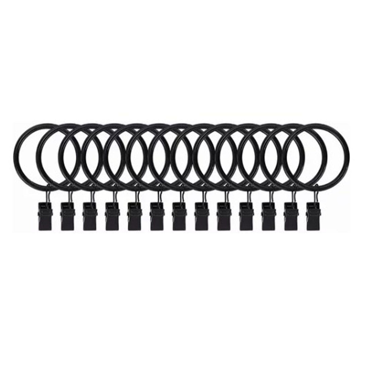40 Pcs 38mm Clip On Curtain Rings Heavy Duty Strong Hanging Drapery Drapes Clip for Hotels Restaurants Bars