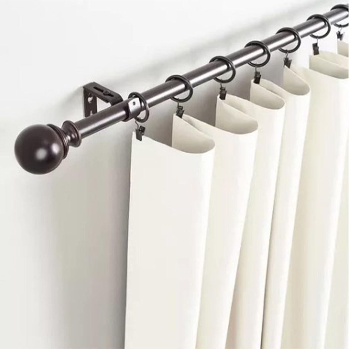 40 Pcs 38mm Clip On Curtain Rings Heavy Duty Strong Hanging Drapery Drapes Clip for Hotels Restaurants Bars