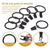 40 Pcs 38mm Clip On Curtain Rings Heavy Duty Strong Hanging Drapery Drapes Clip for Hotels Restaurants Bars