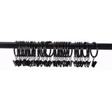 40 Pcs 38mm Clip On Curtain Rings Heavy Duty Strong Hanging Drapery Drapes Clip for Hotels Restaurants Bars - Extra Image