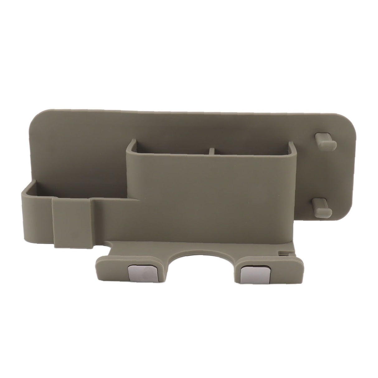 Wall Mounted Hair Dryer Holder Blow Dryer Holder Organizer Stand Bathroom Accessories Gray