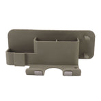 Wall Mounted Hair Dryer Holder Blow Dryer Holder Organizer Stand Bathroom Accessories Gray